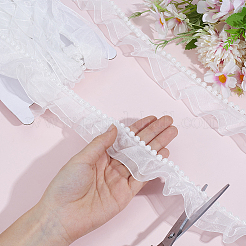 5 Yards Polyester Lace Ribbons&nbsp;OCOR-GF0006-14A-02