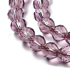 Transparent Glass Beads Strands&nbsp;GLAA-A014-03K