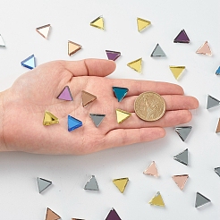 Mirror Surface Triangle Mosaic Tiles Glass Cabochons&nbsp;DIY-P045-15