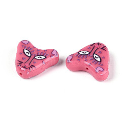 Printed Opaque Resin Beads&nbsp;RESI-N043-15A