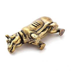 Brass Rhinoceros Figurines&nbsp;DJEW-C017-01AB