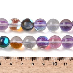 Electroplated Synthetic Moonstone Beads Strands&nbsp;G-C131-A01-04