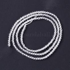 Transparent Glass Beads Strands&nbsp;GLAA-C019-01A-11