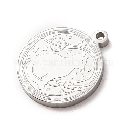 304 Stainless Steel Pendants&nbsp;STAS-F367-05P