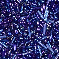 Electroplate Glass Seed Beads&nbsp;GLAA-SZC0007-01B