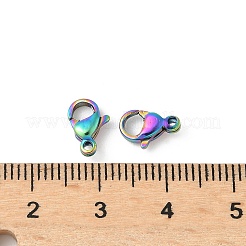 304 Stainless Steel Lobster Claw Clasps&nbsp;STAS-T065-9mm-34RC
