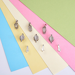 真鍮のアイスピックピンチベイル  ミックスカラー  5pcs /サイズ  15個/セット&nbsp;KK-TA0007-15