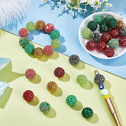 36Pcs 9 Styles Acrylic Beads&nbsp;SACR-AR0001-24