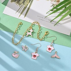 60Pcs 30 Style Alloy Enamel Pendants&nbsp;ENAM-LS0001-06LG