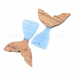Resin & Walnut Wood Pendants&nbsp;RESI-S389-032A