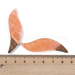 Resin & Wood Big Pendants&nbsp;WOOD-F015-18C