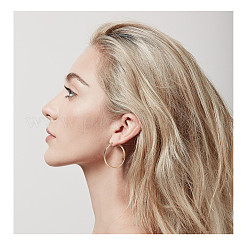 304 Stainless Steel Hoop Earrings&nbsp;EJEW-PH0002-02