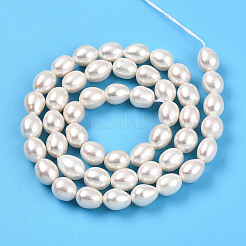 Natural Cultured Freshwater Pearl Beads Strands&nbsp;PEAR-N012-06X