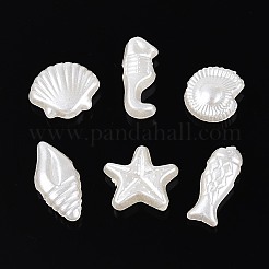 Ocean Theme ABS Plastic Imitation Pearl Beads&nbsp;OACR-T030-16M