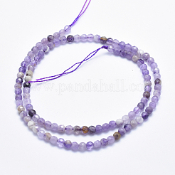 Natural Chevron Amethyst Beads Strands&nbsp;G-K256-52-4mm