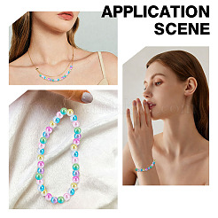 1500Pcs 6 Colors ABS Imitation Pearl Beads&nbsp;KY-HY0001-31