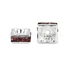 Brass Rhinestone Spacer Beads&nbsp;RSB074NF-17S