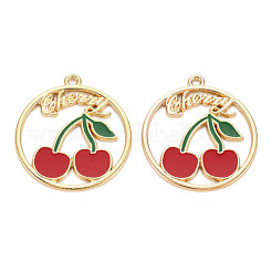 Alloy Enamel Pendants&nbsp;ENAM-S126-107-NR
