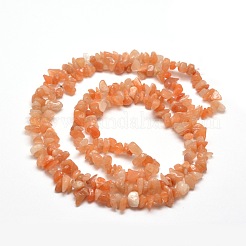 Natural Red Aventurine Chip Bead Strands&nbsp;LS-G-M205-10A