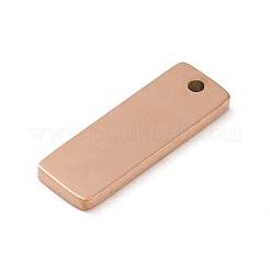 Ion Plating(IP) 304 Stainless Steel Mirror Polished Finish Stamping Blank Tag Charms&nbsp;STAS-K270-36RG