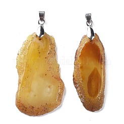 Natural Agate Big Pendants&nbsp;G-H231-19