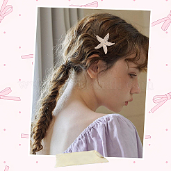 亜鉛合金ヘアバレッタ10個  ヒトデ  ライトゴールド  53x60x7mm&nbsp;PHAR-SP0001-25