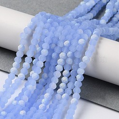 Imitation Jade Glass Beads Strands&nbsp;X1-EGLA-A034-J3mm-MB03