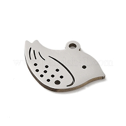 Non-Tarnish 201 Stainless Steel Pendants&nbsp;X-STAS-E206-04P-06