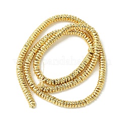Electroplated Synthetic Non-Magnetic Hematite Beads Strands&nbsp;G-H020-F01-03