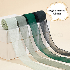 4 Rolls 4 Colors Polyester Ribbon&nbsp;OCOR-PH0002-73