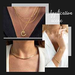 DIY Chain Bracelet Necklace Making Kits&nbsp;DIY-SC0020-21G