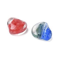 Center Dyed Glass Beads&nbsp;GLAA-A043-01