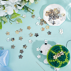 100Pcs Natural Shell Buttons&nbsp;BUTT-MA0001-20