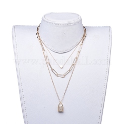 Double Layer Necklaces & Chain Necklaces Sets&nbsp;NJEW-JN02753