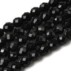 Dyed & Heated Natural Black Onyx Beads Strands&nbsp;G-K376-F19-01