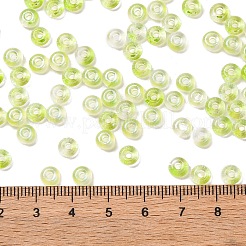 3/0 Baking Paint Transparent Colours Glass Round Beads&nbsp;SEED-L011-13A-14