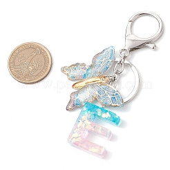 Butterfly Shape Resin & Acrylic Keychain&nbsp;X1-KEYC-JKC01067-05