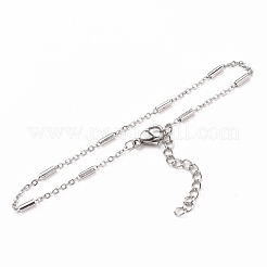 Tarnish Resistant 304 Stainless Steel Cable Chain Bracelets&nbsp;BJEW-JB05653
