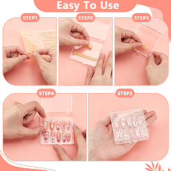 30Pcs Plastic Nail Tips Storage Box&nbsp;MRMJ-GA0001-28