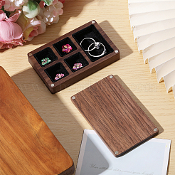Wood Magnet and Velvet Storage Cuboid Box&nbsp;CON-WH0200-06B