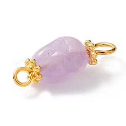 Natural Lavender Amethyst Links Connectors&nbsp;PALLOY-JF01091-03
