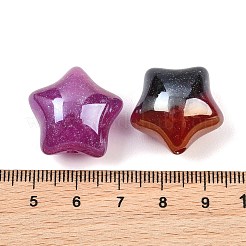 Two Tone Luminous Opaque Resin Beads&nbsp;RE-CBAC4C7-23