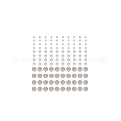 120個3スタイル304ステンレススチールチャーム  空白タグのスタンプ  フラットラウンド  ステンレス鋼色  7~16x0.8~1mm  穴：1.4mm  40個/スタイル&nbsp;STAS-DC0013-28