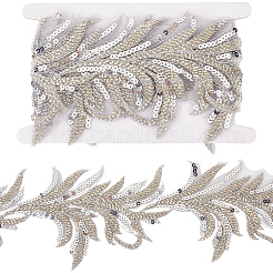 1 Yard Polyester Computerized Embroidery Cloth Ornament Accessories&nbsp;DIY-GF0013-65B