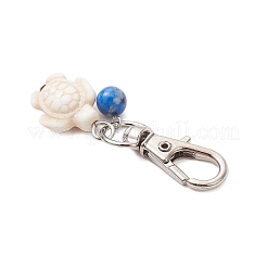 Dyed Synthetic Turquoise Tortoise Pendant Decorations&nbsp;HJEW-JM03762