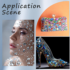 600Pcs Acrylic Rhinestone Cabochons&nbsp;DIY-WH20007-239B