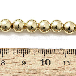 Electroplated Synthetic Magnetic Hematite Beads Strands&nbsp;X-G-L613-F01-01A