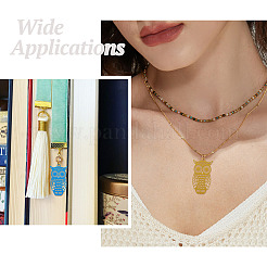 40Pcs 10 Colors Spray Painted 430 & 201 Stainless Steel Filigree Pendants&nbsp;STAS-TA0001-98