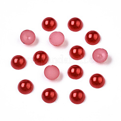 5000pcs ABS Plastic Imitation Pearl Cabochons&nbsp;SACR-S738-5mm-Z1