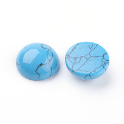 Synthetic Blue Turquoise Cabochons&nbsp;G-F528-13-20mm